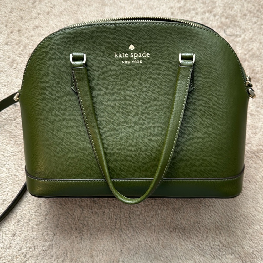Kate Spade Olive/Moss Green Dome Satchel